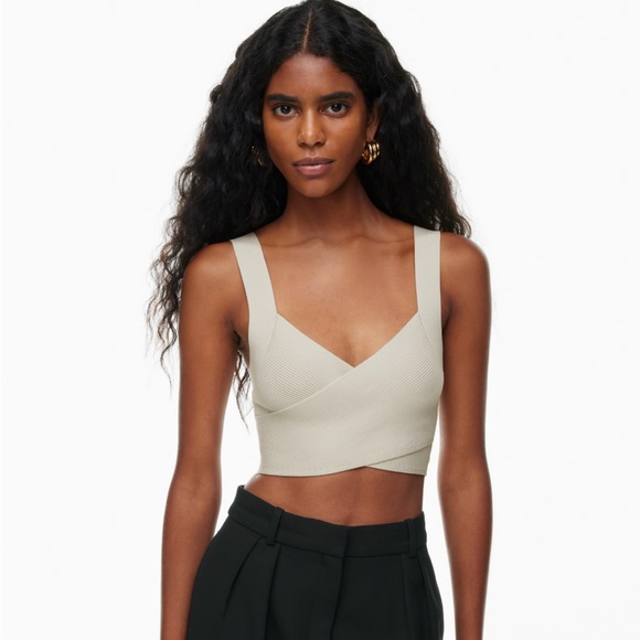 NWT Aritzia Babaton Sculpt Knit Greek Tank - Size S - Picture 2 of 6